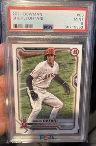 2021 Bowman Shohei Ohtani #85 PSA 9 Mint