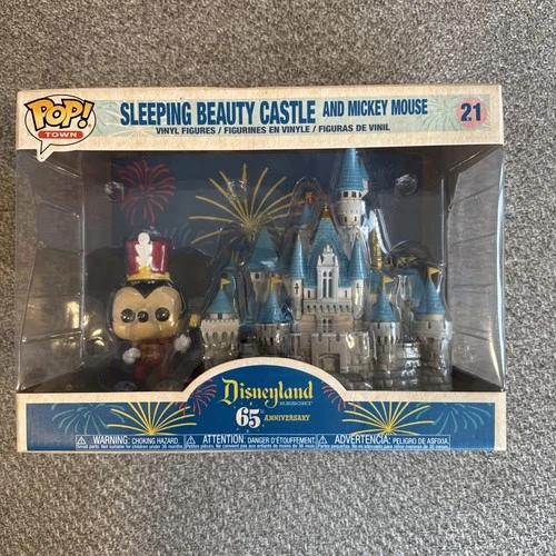 Funko Pop! Town Sleeping Beauty Castle & Mickey Mouse #21 Vinyl Figure New Rare