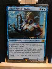 Edgar, King of Figaro - Final Fantasy - Rare - NM (see pics) MTG
