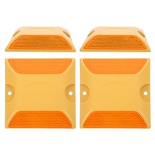 4 Pcs Pavement Marker Driveway Reflectors Signs High Visibility Trail Markers