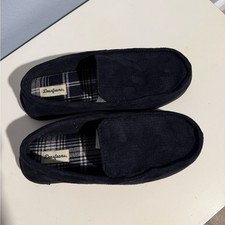Dearfoams Men's Black Slippers size Medium