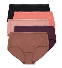 Hanes BXP40A Just My Size Mesh Brief Panty - 5 Pack