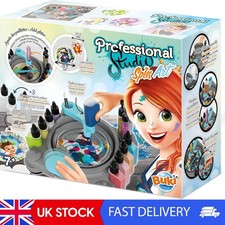 Professional Studio Spin Art. Arts & Crafts Kit & Supplies. Kids Painting Set