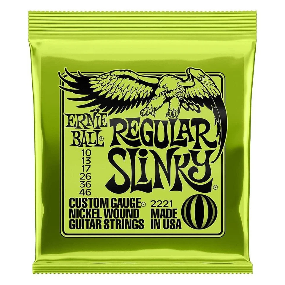 Ernie Ball Regular Slinky Nickel Wound Electric Guitar Strings 10-46Gauge-12Sets - Image 2 of 3