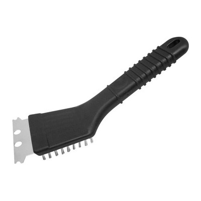 Fackelmann BBQ Cleaning Brush with Scraper, Stainless Steel/Brass