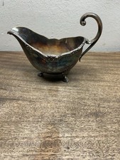1847 Rogers Bros. Footed Gravy Boat Silver Plated ~ 9813 Remembrance ~ Original