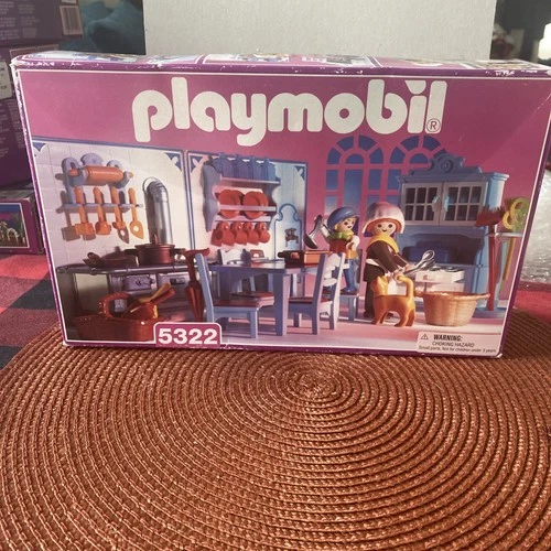 Vintage Play Mobil #5322 Victorian  Mención Kitchen 1999
