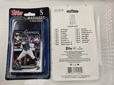2024 Topps Retail Factory Sealed Baseball Seattle Mariners Base MLB Team Set. 17