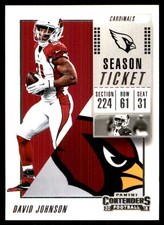 David Johnson 2018 Panini Contenders #98 Cardinals NFL READ FREE SHIPPING