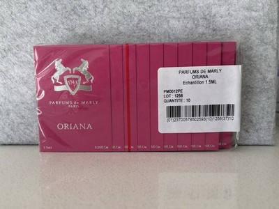 10 Parfums De Marley Oriana 1.5ml/0.05oz For A Total Of .50oz. Sealed