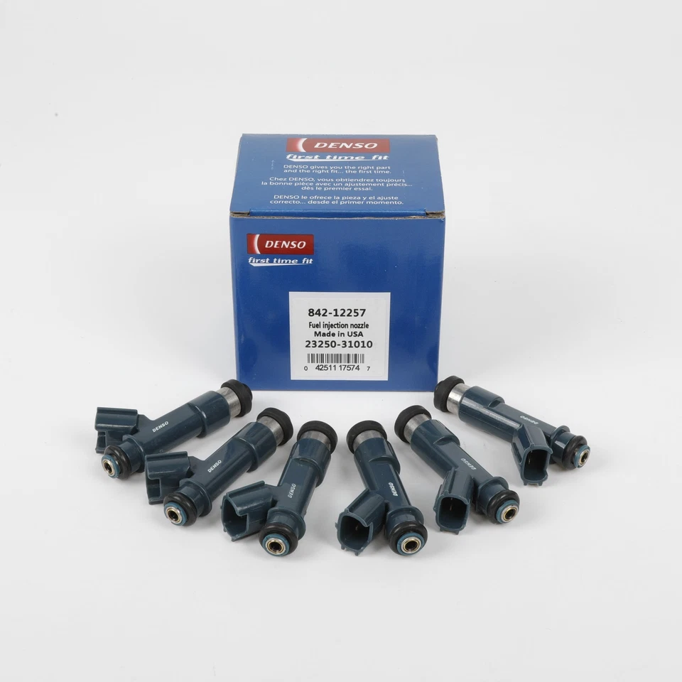 NEW 23250-31010 6X Denso Fuel Injector For Toyota 4Runner Tacoma 4.0L Foto 2 de 4