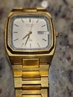 Vintage Seiko  SQ Gold-Tone Mens Watch