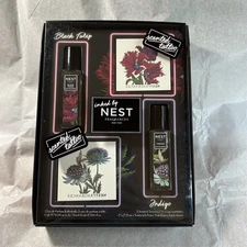 NEW Nest Fragrances Inked Black Tulip Indigo Rollerball EDP Scented Tattoos Set