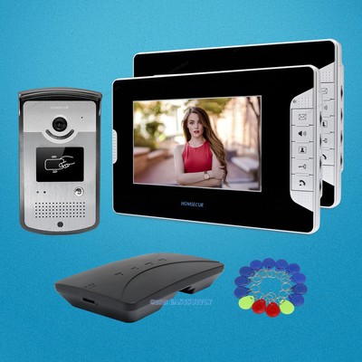 7'' Wired WIFI Video Security Door Phone with Mute Mode for Apartment