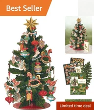 Charming 3D Christmas Pop-Up Card with Envelope - Elevate Your Holiday Greetings