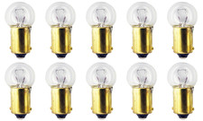 Box Of 10 1895 Lamp Auto Bulb Lightbulb Automotive 14v 3.78w 0.27a Ba9s