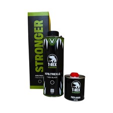 Vernice Antigraffio Goffrata Bicomponente Protettiva T - Rex Nero 1 Lt Ivat