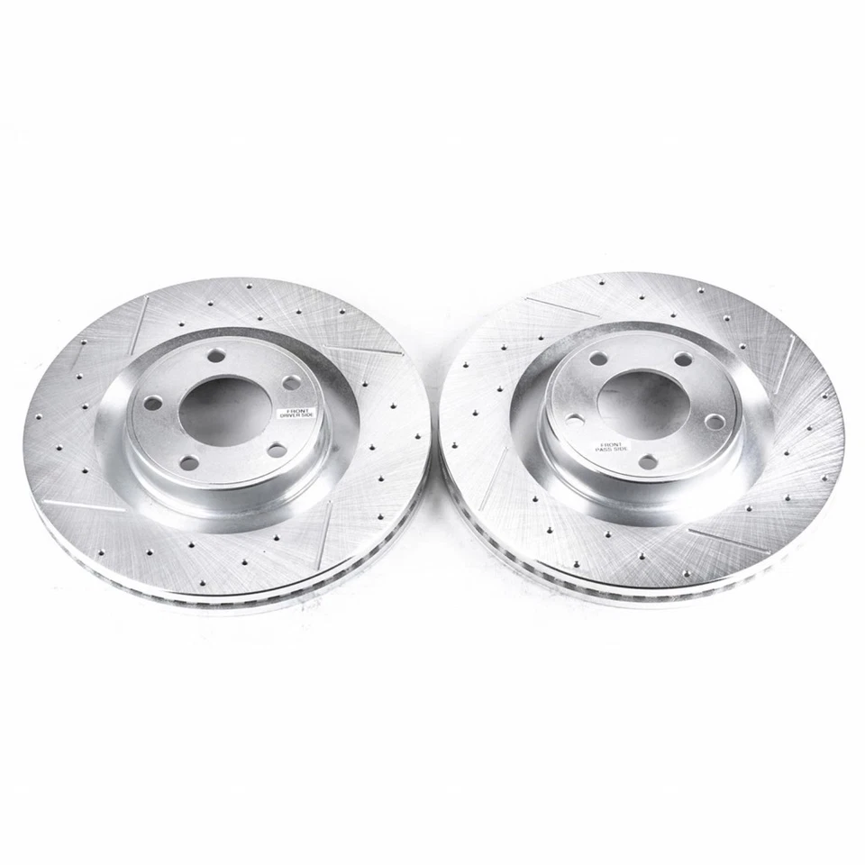 Power Stop Brake Rotor For Lincoln MKX 2007 - 2015 | Front | Drilled & Slotted - Image 2 of 4