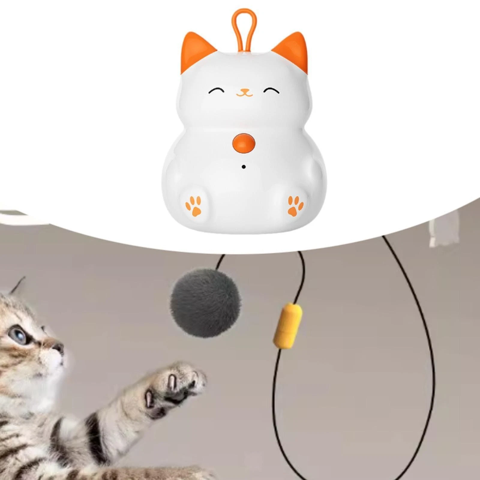 Automatic Cat Teaser Toy USB Charging for Bored Relief Play Exercise