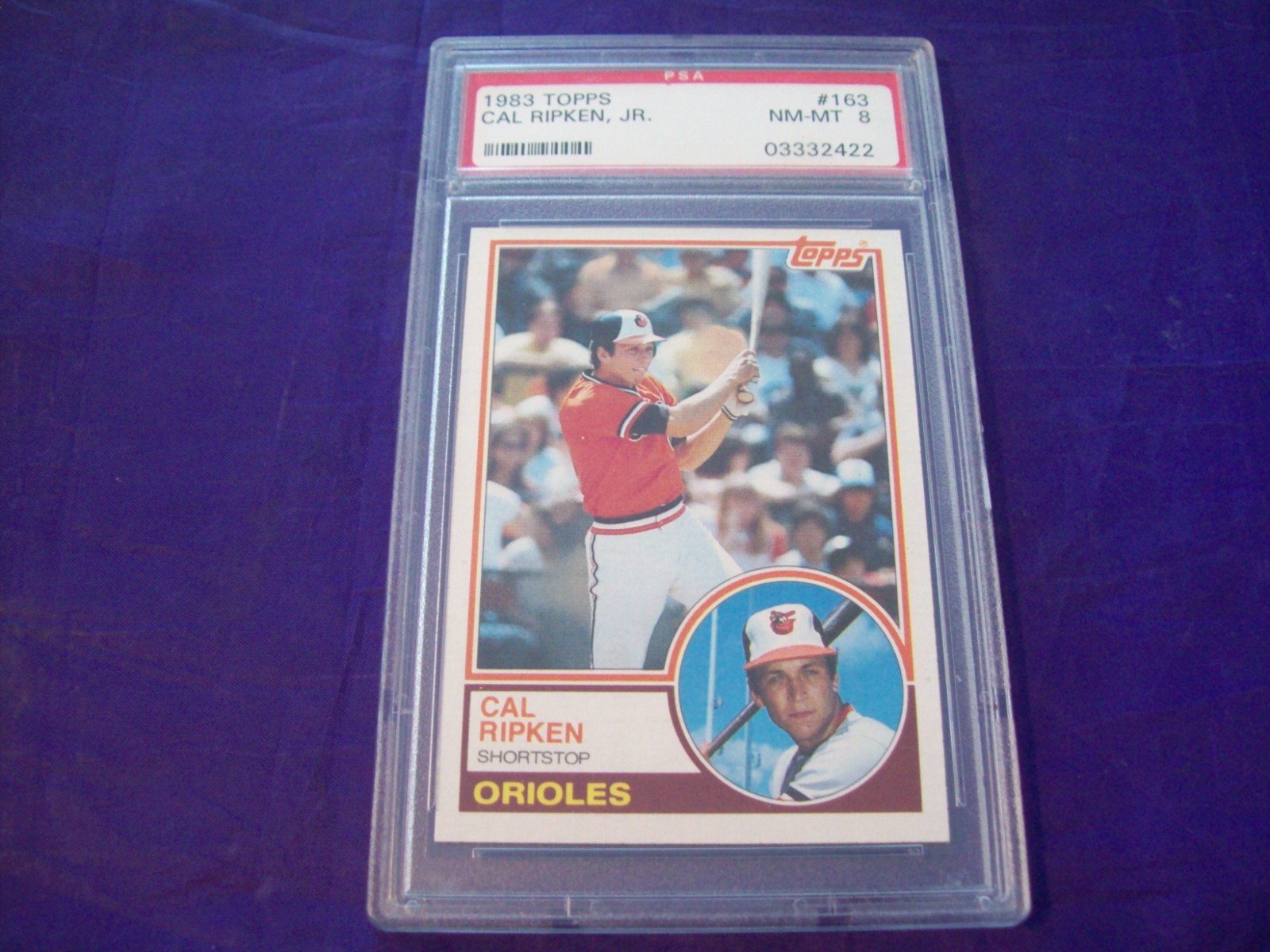 1983 TOPPS #163 CAL RIPKEN JR. PSA 8