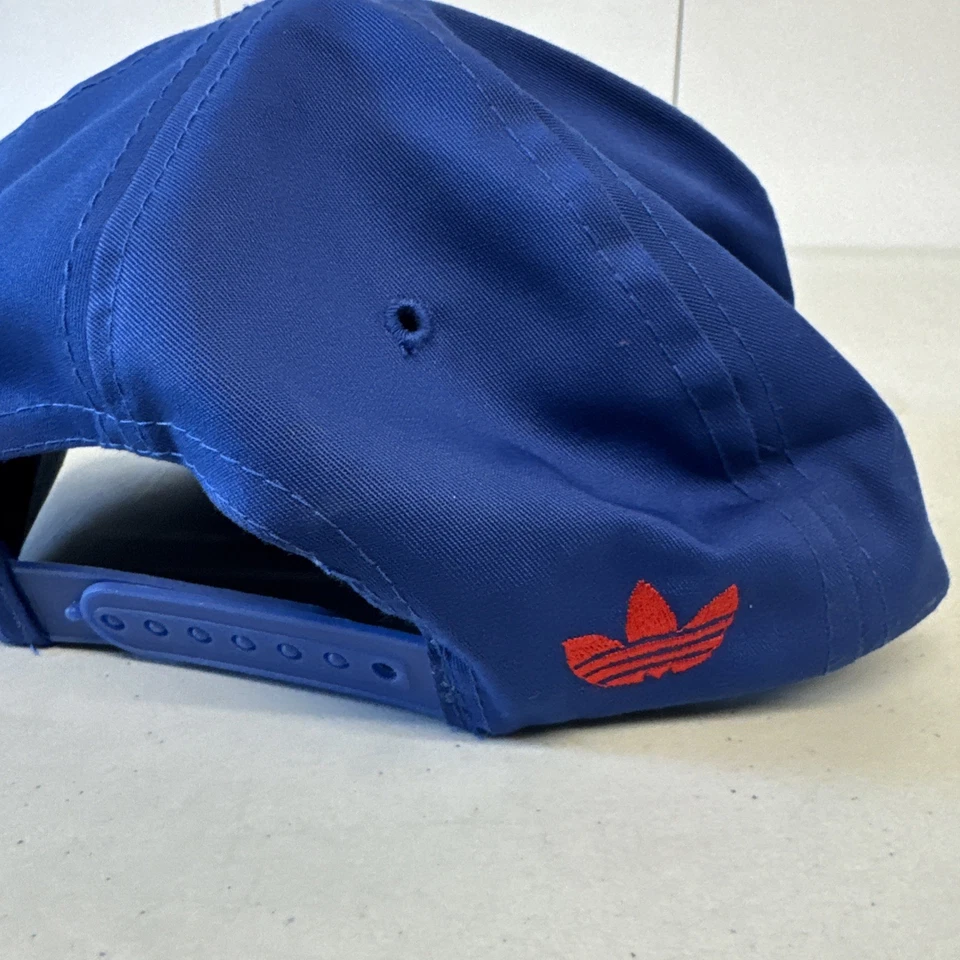 Raro Glasgow Rangers FC Vintage Adidas Gorra Fútbol Fútbol Azul Escocia Foto 4 de 4