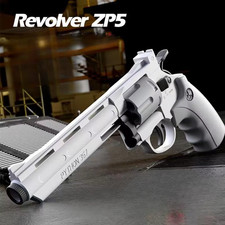 ZP5 357 Revolver Soft Dart Toy Blaster Continuous Fire Outdoor CS Play