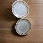 Vintage Corelle by Corning BUTTERFLY GOLD 10 1/4" Dinner Plates Set of 2