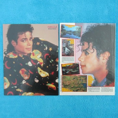 Michael Jackson OKEJ Schweden Clipping 4 Seiten 1980er   selten   RAR