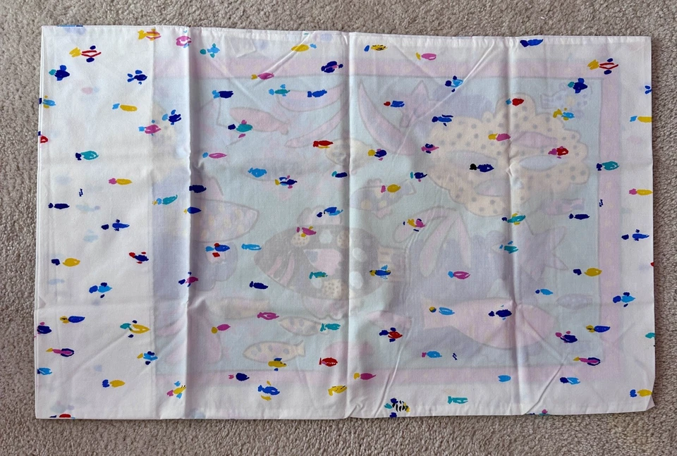 Rare Ken Done Sheridan Tropical Fish Vintage 80’s Queen Bedding Set Reversible - Image 2 of 4