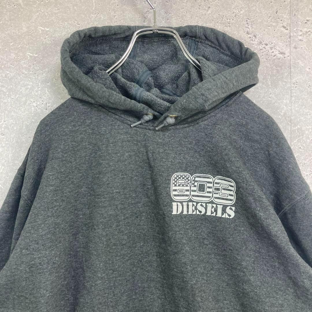 Carhartt Corporate Logo Print 603 Diesel Sweatshirt Parka Old Clothes M thumbnail 3