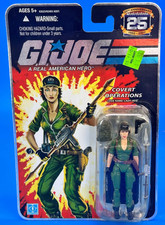 G.I. Joe 25th Anniversary 2007 Hasbro Covert Operations Lady Jaye MOC FOIL