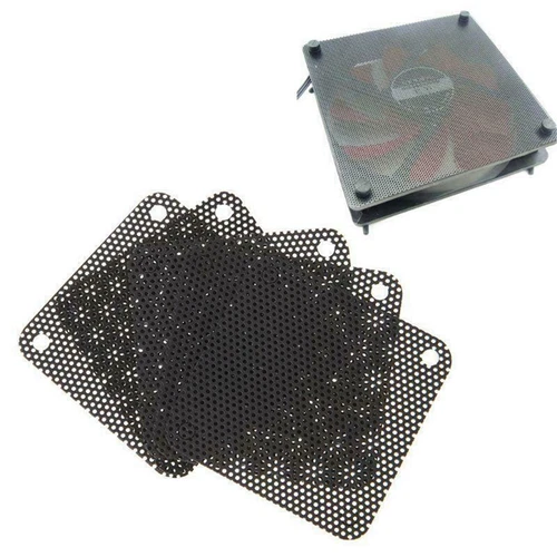 5-20*Computer Case Dustproof Net 40mm Fan Dust Filter PVC Speaker Horn Net Cover