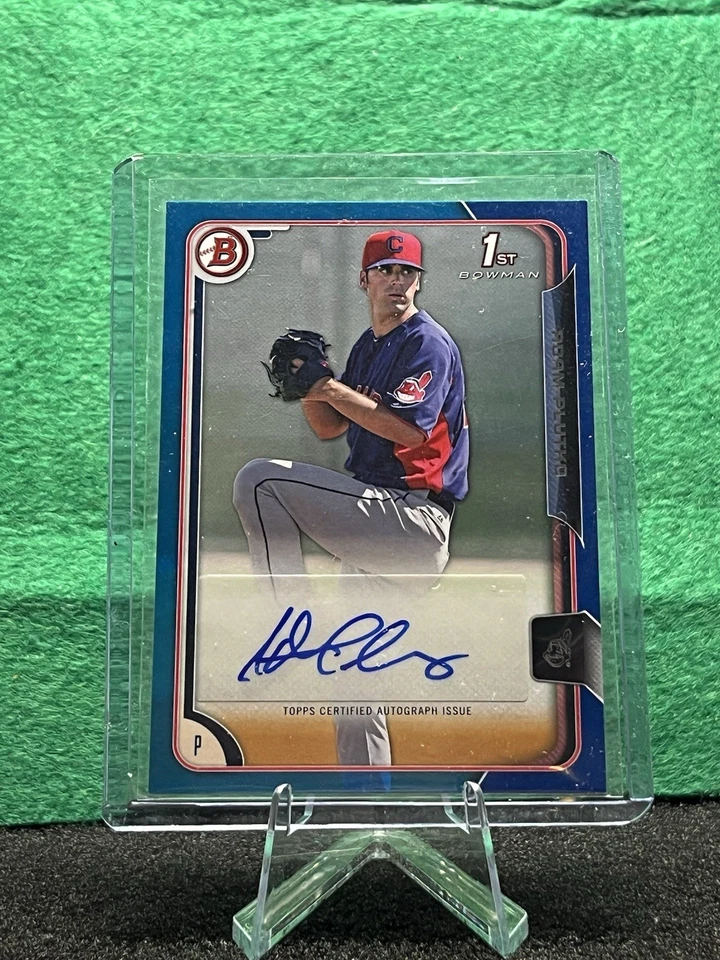 Adam Plutko 1st 2015 Bowman Prospects Autographs #PA-AP Blue 036/150 (AU, RC) - Image 3 of 3