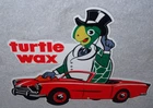 VINTAGE TURTLE WAX TURTLE IN CONVERTIBLE 12" METAL CAR WASH GASOLINE & OIL SIGN!