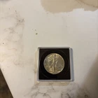 1919 walking liberty half dollar coin silver / with case