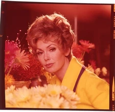 Barbara Rush 1960's Glamour Photo Shoot Camera Original 2.25 x 2.25 Transparency