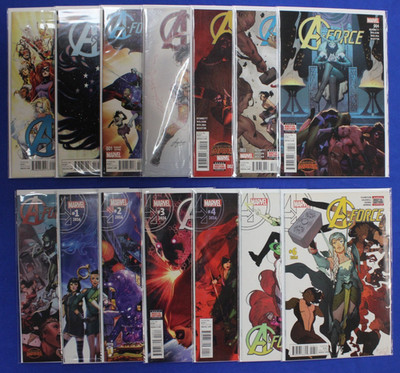 A-Force (2015) #1-5 Complete + (2016) #1-6 Near Complete Lot of 14 VF/NM Marvel