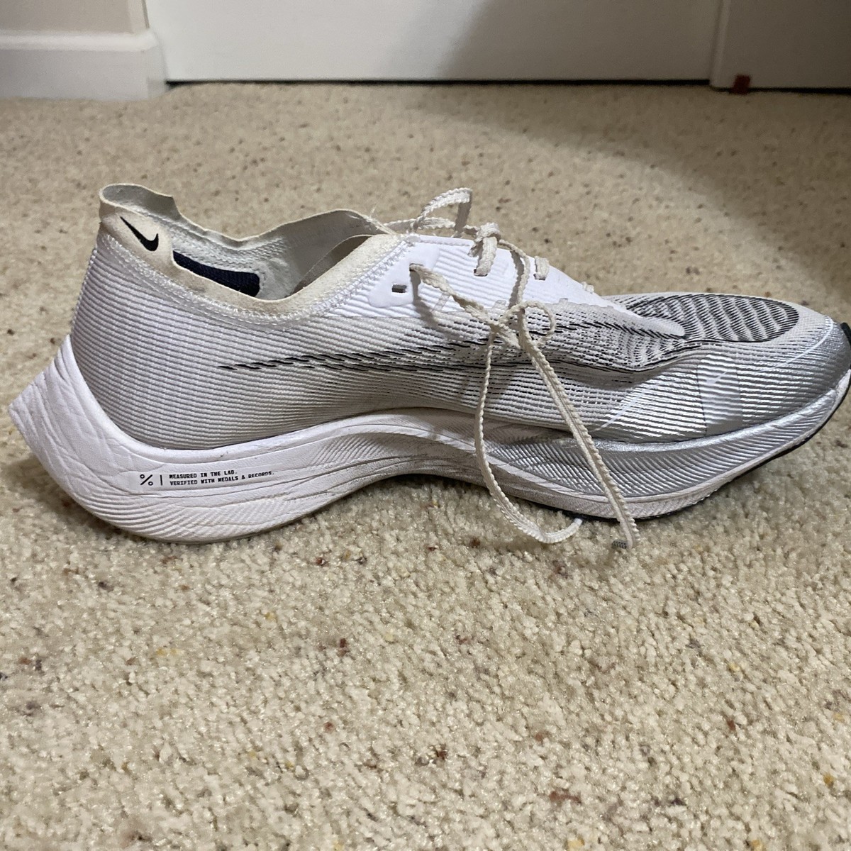 Nike ZoomX Vaporfly NEXT% 2 White Metallic Silver CU4111-100