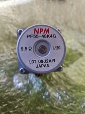 Nippon Pulse Motor NPM PF55-48K4G Stepper Motor 9.5 Ohm Chemistry Analyzer #s88