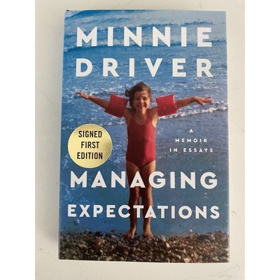 Minnie Driver AUTOGRAPHED/SIGNED Managing Expectations Book   Hard Cover