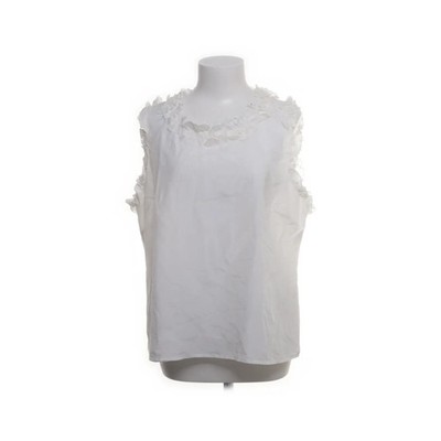 Et Vous, Top, Größe: 44, Weiß, Baumwolle/Polyester/Seide, Einfarbig, Damen #bCY
