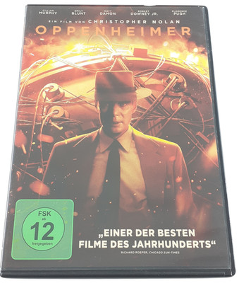 Oppenheimer - von Christopher Nolan mit Cillian Murphy - DVD - Zustand sehr gut