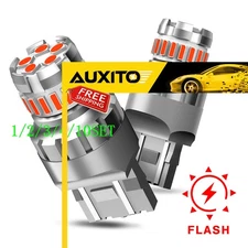 7443 LED Strobe Flashing Blinking Brake Tail Light Parking Warning Bulb 1~10Set