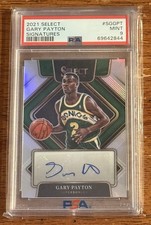 Gary Payton Auto /299 PSA 9 Mint
