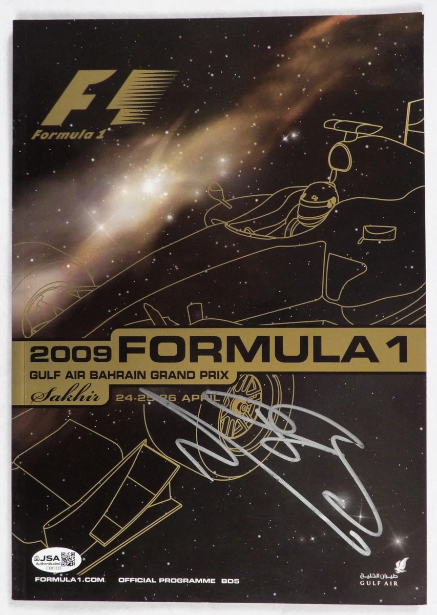 F1、直筆サイン、ジェイソンバトン、09年ワールドチャンピオン獲得記念、限定商品 Jenson Button Formula 1 Original Autographed Items for sale | eBay