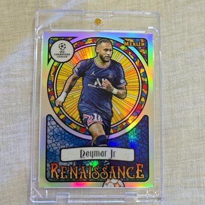 2021-22 Topps Merlin Colection Chrome UCL - Renaissance Refractor Neymar Jr #R-5