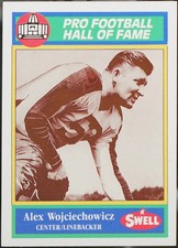 1990 Swell Greats Football Alex Wojciechowicz #57 NM