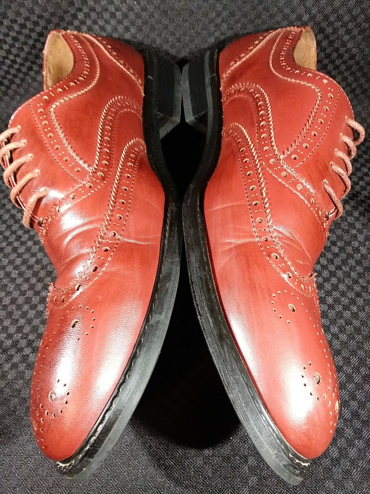 SAOLA Scarpe uomo Delli Aldo taglia 11 punta tonda. Fodera in vera pelle.