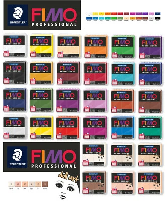 FIMO PROFESSIONAL MODELLIERMASSE - 85g - FARBEN AUSWAHL - STAEDTLER # NEU OVP