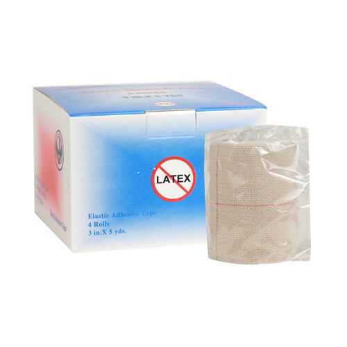 Bandages Adhésifs Élastiques - 3 x 5 Yards 4 Rouleaux Par Jorvet